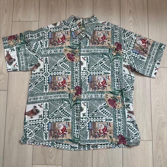 Reyn Spooner vintage 1999 Mele Kalikimaka Limited Hawaiian Traditions shirt XXL - Picture 1 of 5